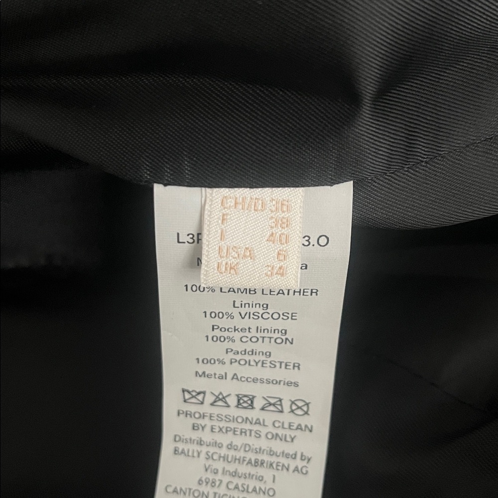 Bally leather biker jacket - Picture 12 of 12